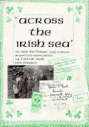 Cover of: Across the Irish Sea