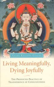 Cover of: Living Meaningfully, Dying Joyfully: The Profound Practice of Transference of Consciousness