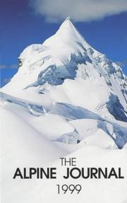 Cover of: The Alpine Journal