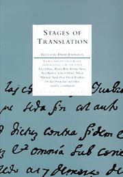 Cover of: Stages of translation