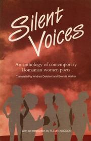 Cover of: Silent voices: an anthology of Romanian women poets