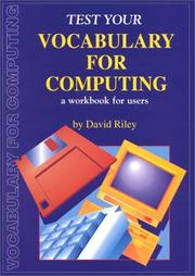 Cover of: Check Your Vocabulary for Computing: A Workbook for Users (Check Your Vocabulary Workbooks)