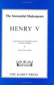 Cover of Shakespeare's Henry V