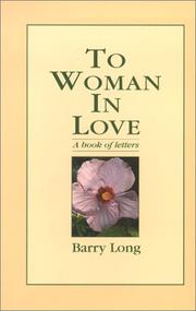 Cover of: To Woman in Love: A Book of Letters