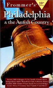Cover of: Frommer's Philadelphia & the Amish Country (Frommer's Philadelphia and the Amish Country)