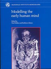 Cover of: Modelling the Early Human Mind (McDonald Institute Monographs) by 
