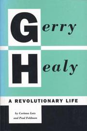 Cover of: Gerry Healy by Corinna Lotz