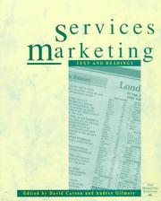 Cover of: Services marketing: text and readings