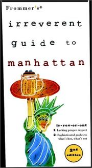 Cover of: Frommer's Irreverent Guide to Manhattan (Frommer's Irreverent Guides)