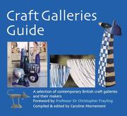 Cover of: Craft Galleries Guide by Caroline Mornement, Caroline Mornement