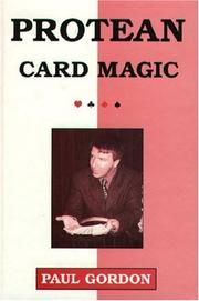 Cover of: Protean Card Magic (Card Tricks) by Paul Gordon
