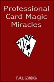 Cover of: Professional Card Magic Miracles