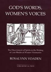 God's words, women's voices by Rosalynn Voaden