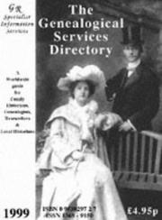 Cover of: Genealogical Services Directory