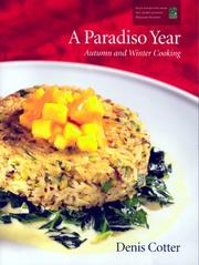 Cover of: A Paradiso Year: Autumn And Winter Cooking