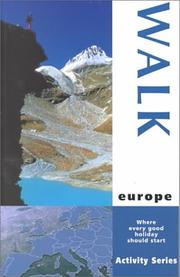 Cover of: Walk Europe (Activity!)