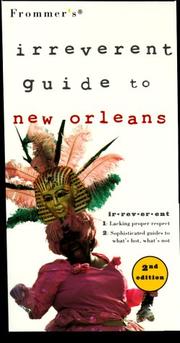 Cover of: Frommer's Irreverent Guide to New Orleans (2nd Ed)