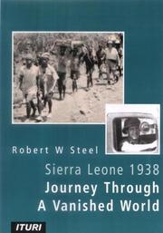 Cover of: Sierra Leone, 1938: Journey through a vanished world