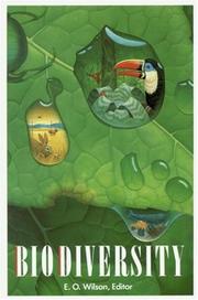 Cover of: Biodiversity by National Forum on BioDiversity (1986 Washington, D.C.)