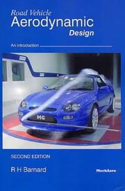 Cover of: Road Vehicle Aerodynamic Design by R.H. Barnard
