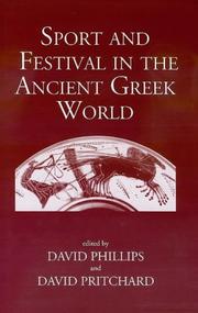 Cover of: Sport and Festival in the Ancient Greek World