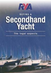 Cover of: RYA Buying a Second-Hand Yacht (Royal Yacht Association) by Edmund Whelan