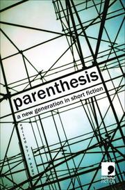 Cover of: Parenthesis: A New Generation in Short Fiction