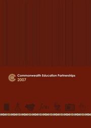 Cover of: Commonwealth Education Partnerships 2007 by Commonwealth Secretariat.