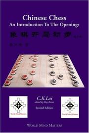 Cover of: Chinese Chess by C. K. Lai