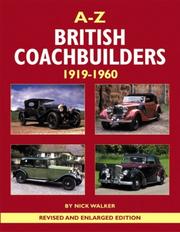 Cover of: A-Z British Coachbuilders by Nick Walker