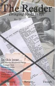 Cover of: The Reader: 23: Reading and Health (Liverpool University Press - Reader)