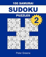 Cover of: 100 Samurai Sudoku Puzzles 2 by Peter Greene