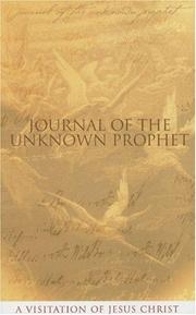 Cover of: Journal of the Unknown Prophet