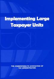 Cover of: Implementing Large Taxpayer Units