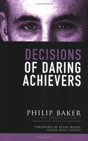 Cover of: Decisions Of Daring Achievers