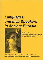 Cover of: Languages and their speakers in ancient Eurasia