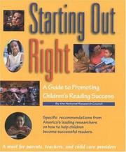 Cover of: Starting out right: a guide to promoting children's reading success