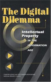 Cover of: The Digital Dilemma by Committee on Intellectual Property Rights in the Emerging Information Infrastructure, National Research Council (US)