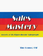 Cover of: Sales Mastery | Tim Connor