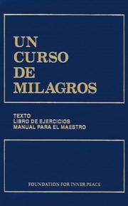 Cover of: Un Curso De Milagros
