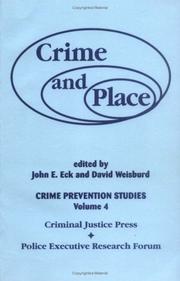 Cover of: Crime and Place by 