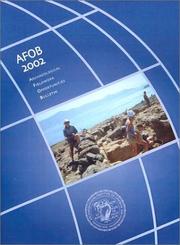 Cover of: Archaeological Fieldwork Opportunities, 2002 (Archaeological Fieldwork Opportunities Bulletin) by 