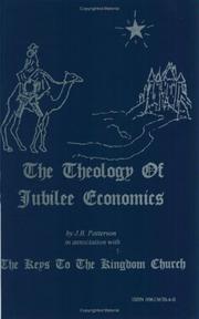 Cover of: The theology of jubilee economics