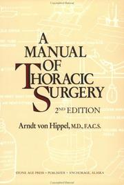 Cover of: Manual of Thoracic Surgery