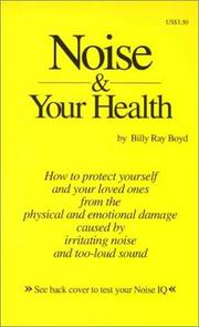 Cover of: Noise & your health