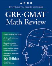 Cover of: GRE-GMAT math review: the Mathworks program : everything you need to score high