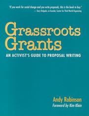 Cover of: Grassroots grants by Andy Robinson, Andy Robinson