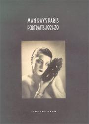 Cover of: Man Ray's Paris portraits, 1921-39 by Timothy Baum