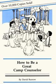 Cover of: How to Be a Great Camp Counselor