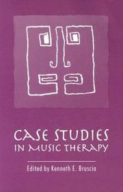 Cover of: Case studies in music therapy